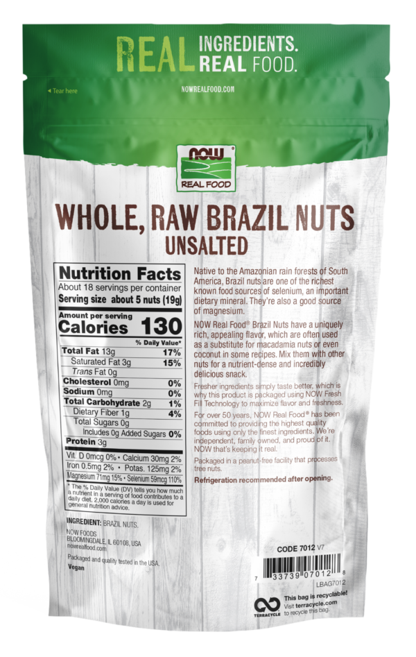 Brazil Nuts, Raw, Whole & Unsalted - 12 oz. - Image 2