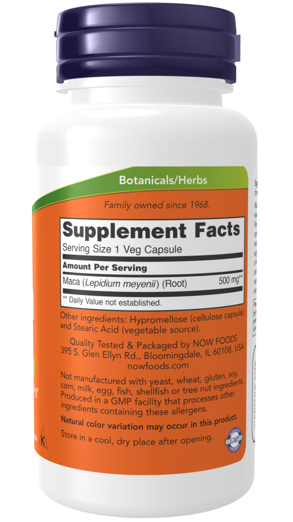 Maca 500 mg - 100 Veg Capsules - Image 2