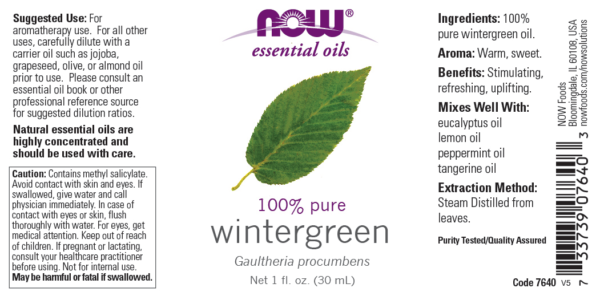 Wintergreen Oil - 1 fl. oz. - Image 2