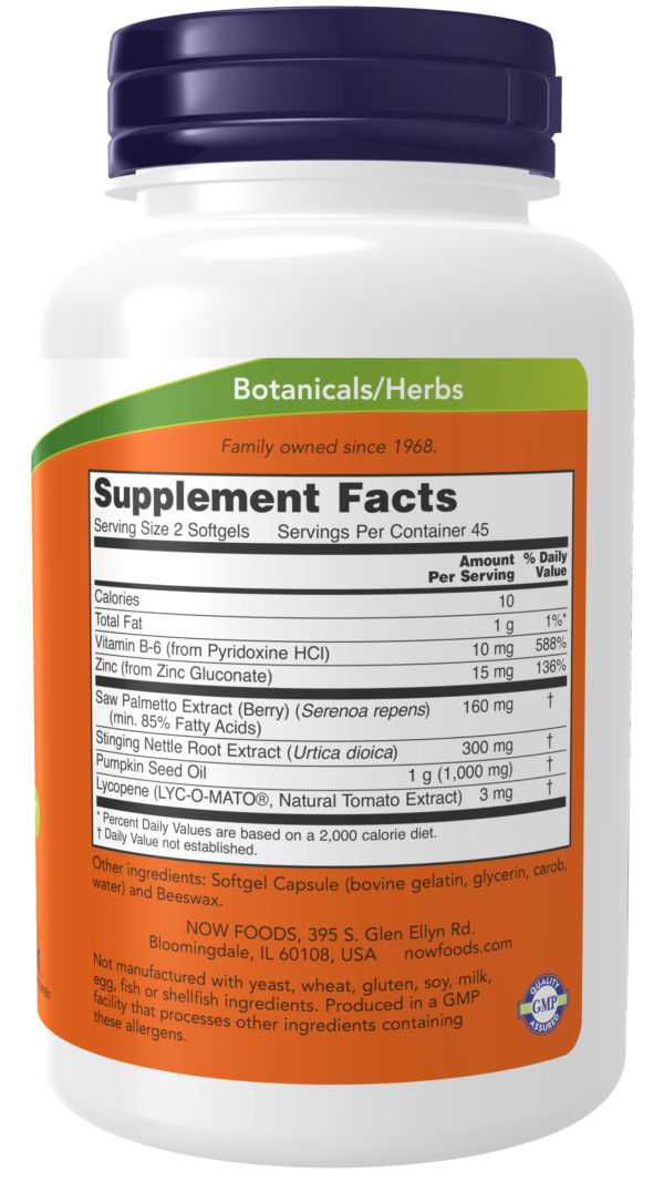 Prostate Support - 90 Softgels - Image 2
