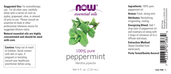 Peppermint Oil - 4 fl. oz. - Image 2