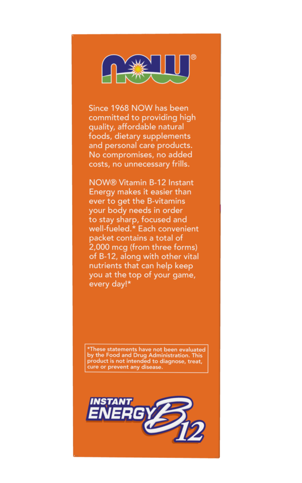 Instant Energy B-12 (2,000 mcg of B-12 per packet) - 75 Packets - Image 3