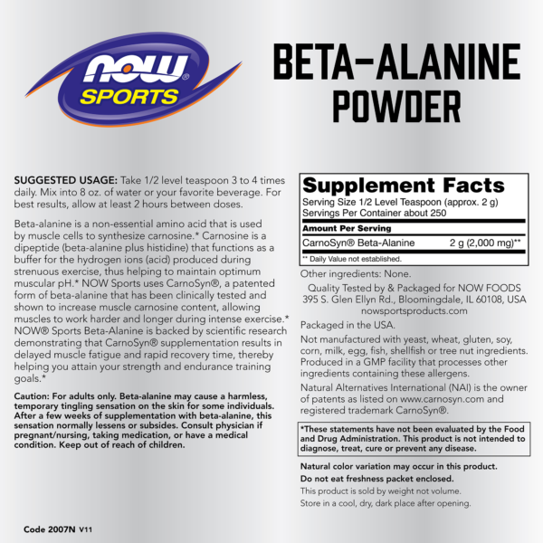 Beta-Alanine - 500 g (17.6 oz.) - Image 2