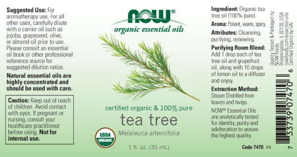 Tea Tree Oil, Organic - 1 fl. oz. - Image 2